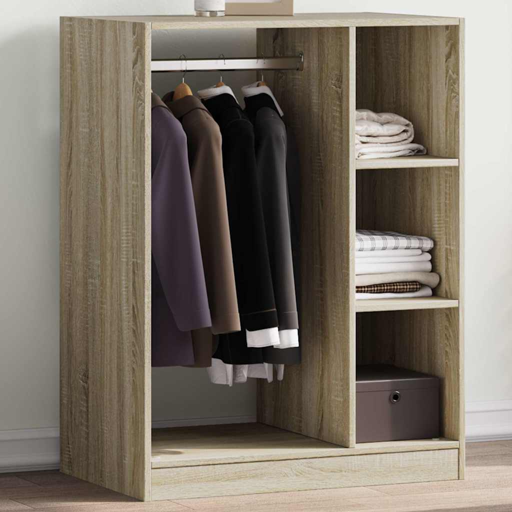 Vidaxxl armoire 77x48x102 cm dérivé du bois chêne sonoma coloré