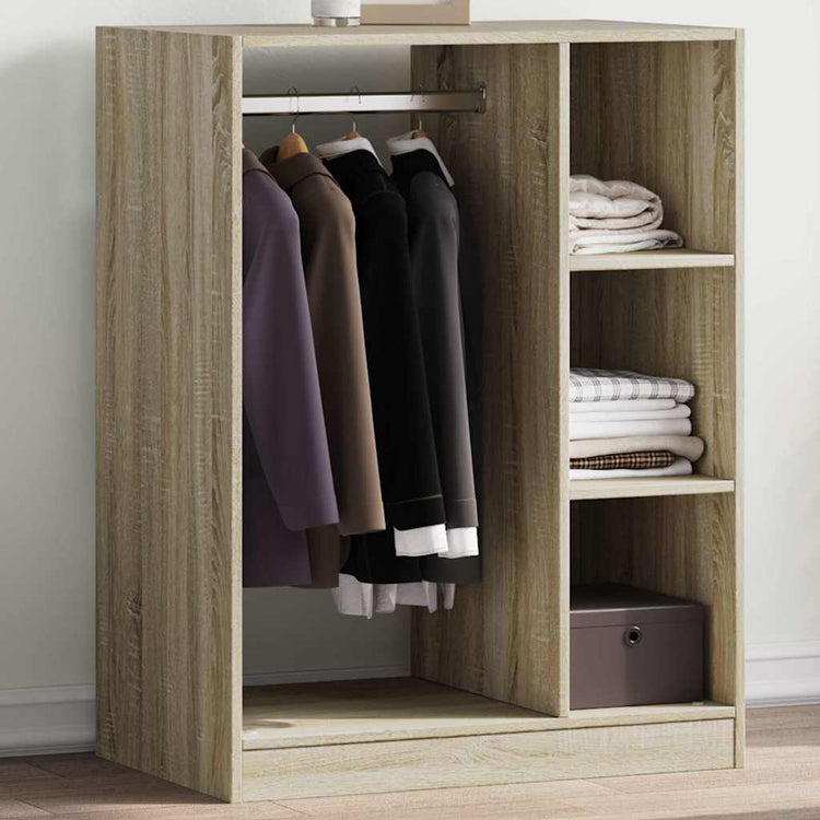 Vidaxxl armoire 77x48x102 cm dérivé du bois chêne sonoma coloré