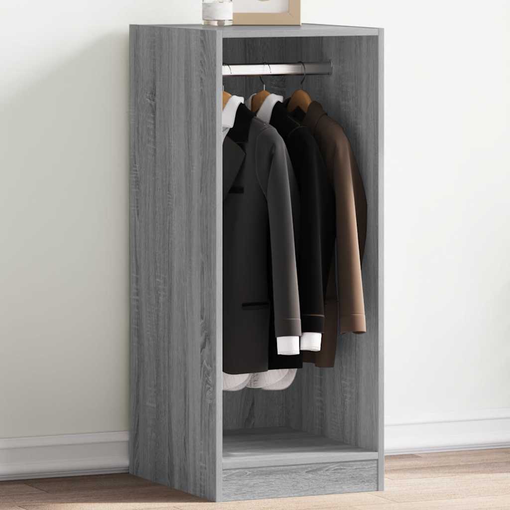 Vidaxl Wardrobe 48x41x102 cm en bois pratiqué gris sonoma chêne coloré