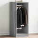 Vidaxl Wardrobe 48x41x102 cm en bois pratiqué gris sonoma chêne coloré