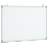 Vidaxl Blanc Doard magnétique 40x30x1,7 cm Aluminium - afbeelding 2