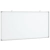 Vidaxx tableau blanc magnétique 60x30x1,7 cm aluminium