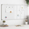 Vidaxx tableau blanc magnétique 60x30x1,7 cm aluminium