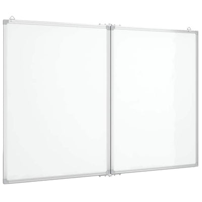 Vidaxl Blanc Blanc Magnetic pliable 100x80x1,7 cm Aluminium