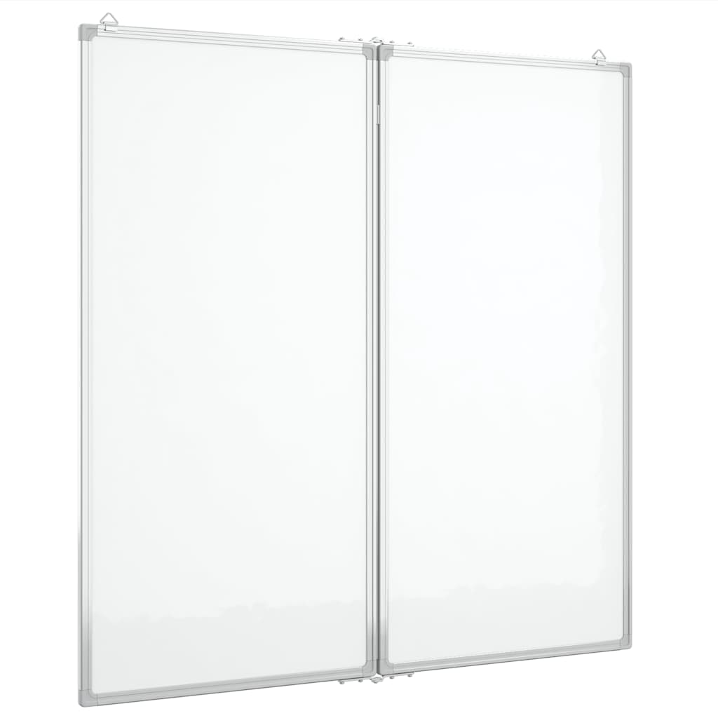 Vidaxl Blanc Blanc Magnetic pliable 100x100x1,7 cm Aluminium