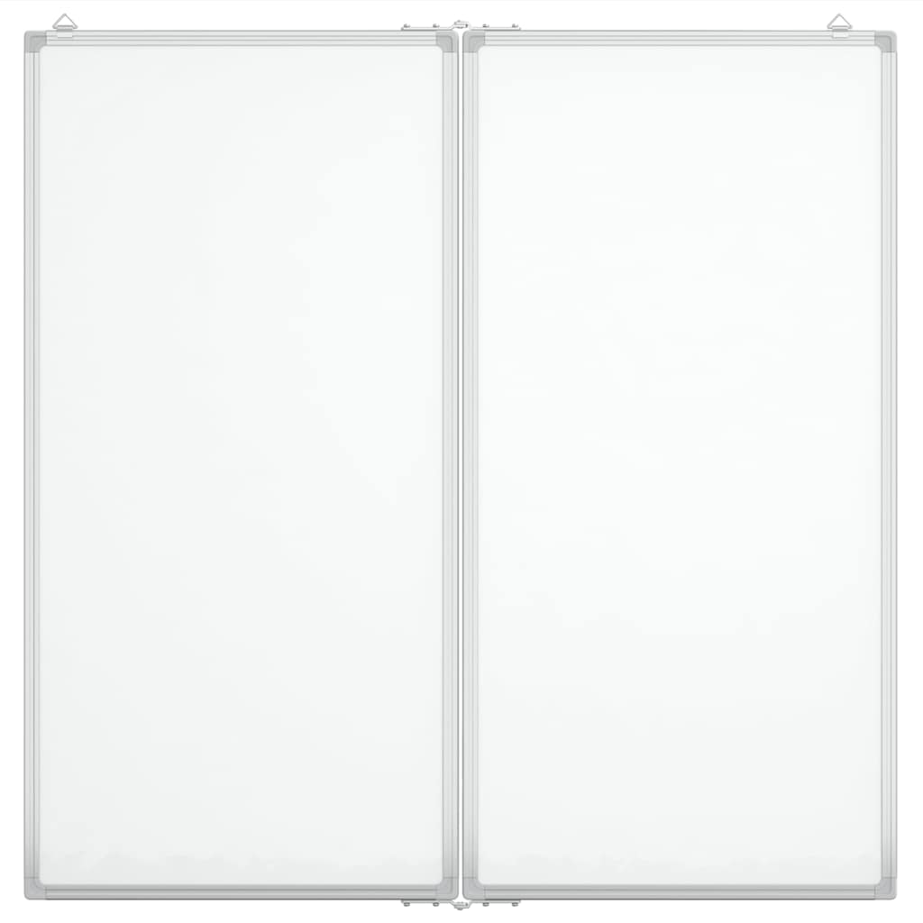 Vidaxl Blanc Blanc Magnetic pliable 100x100x1,7 cm Aluminium