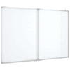 VIDAXL BLANCBORATIQUE MAGNÉTIQUEMMable 120x80x1,7 cm Aluminium