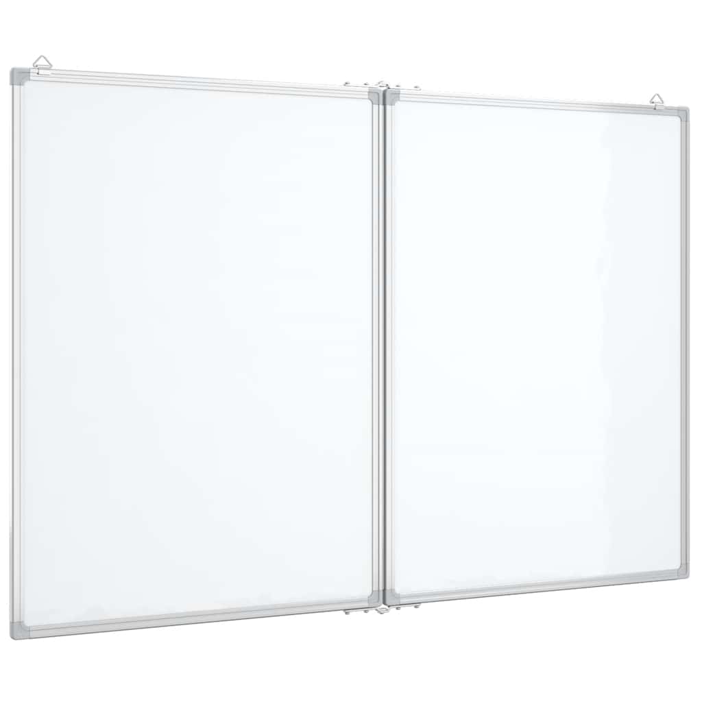 VIDAXL BLANCBORATIQUE MAGNÉTIQUEMMable 120x80x1,7 cm Aluminium