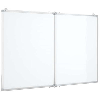 VIDAXL BLANCBORATIQUE MAGNÉTIQUEMMable 120x80x1,7 cm Aluminium