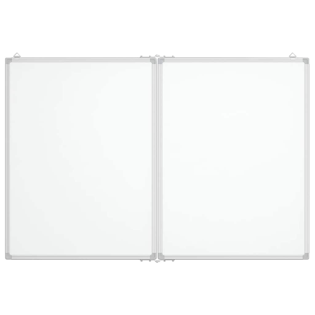 VIDAXL BLANCBORATIQUE MAGNÉTIQUEMMable 120x80x1,7 cm Aluminium