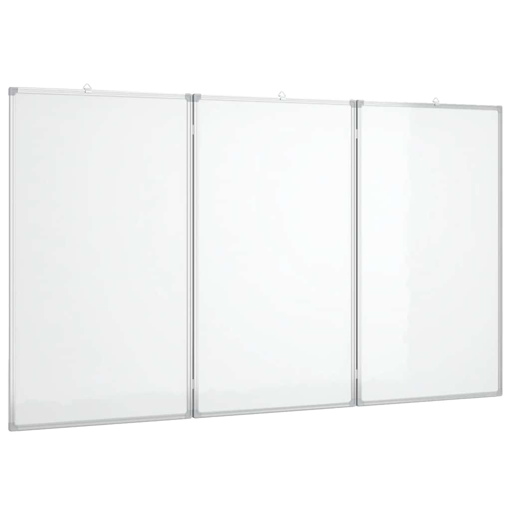 VIDAXL BLANCBORATIQUE MAGNÉTIQUEMMable 120x80x1,7 cm Aluminium