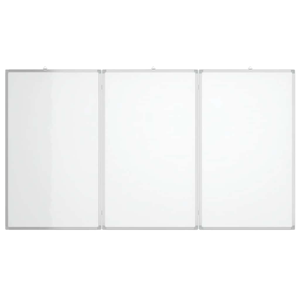 Vidaxl Whiteboard pliant magnétiquement 180x100x1,7 cm Aluminium