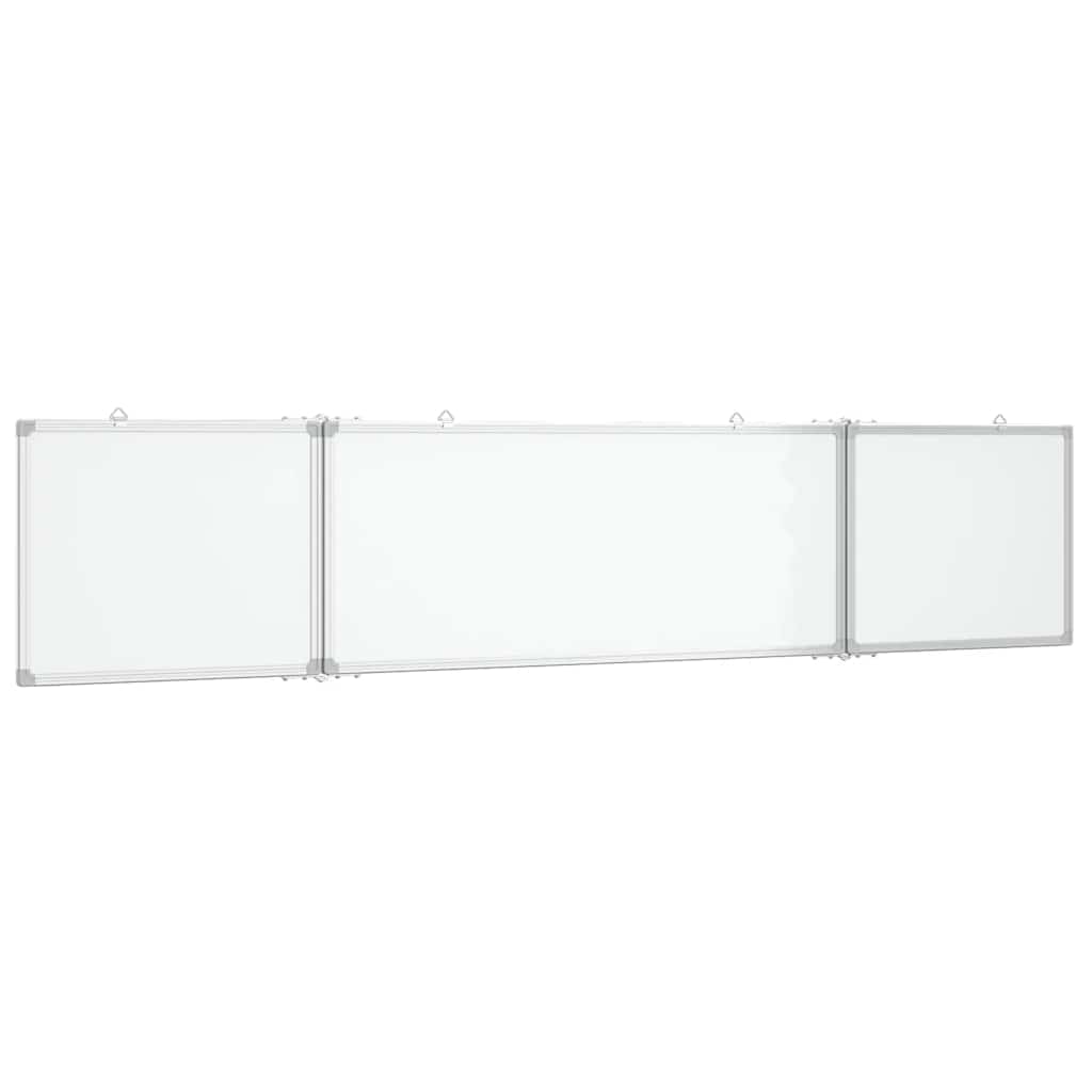 Vidaxl Whiteboard Pliant 200x40x1,7 cm Aluminium