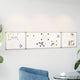 Vidaxl Whiteboard Pliant 200x40x1,7 cm Aluminium