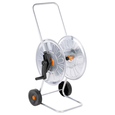 Chariot de tuyau de jardin vidaxl pour 60 m 1 2 acier de tuyau