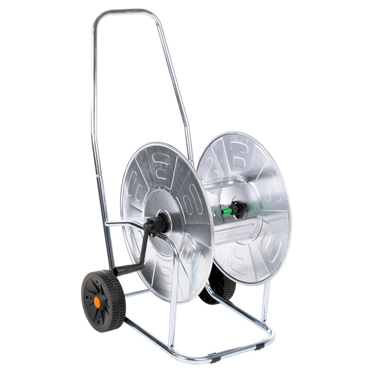 Chariot de bobine de tuyau vidaxl pour 80 m 3 4 acier de tuyau