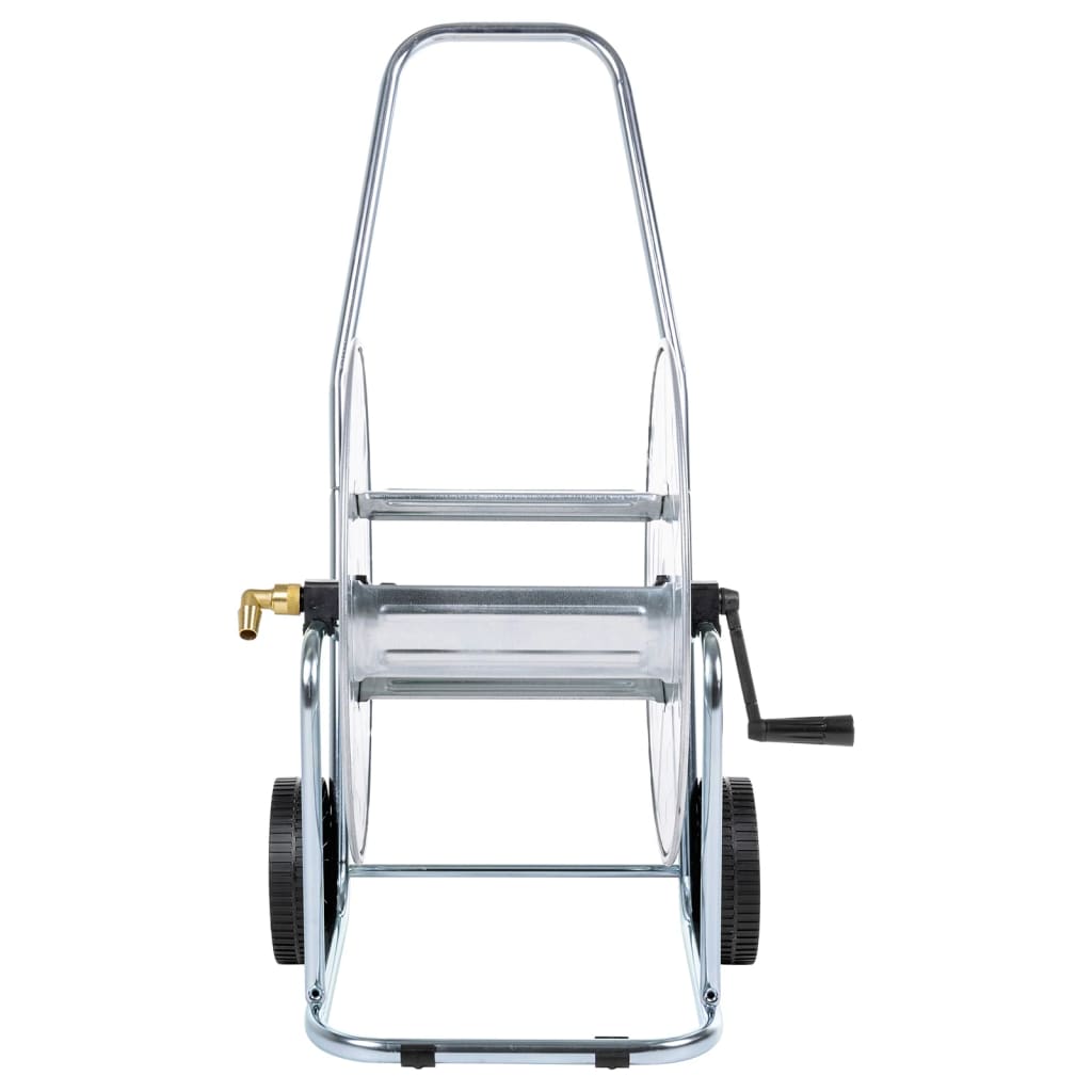 Chariot de bobine de tuyau vidaxl pour 80 m 3 4 acier de tuyau