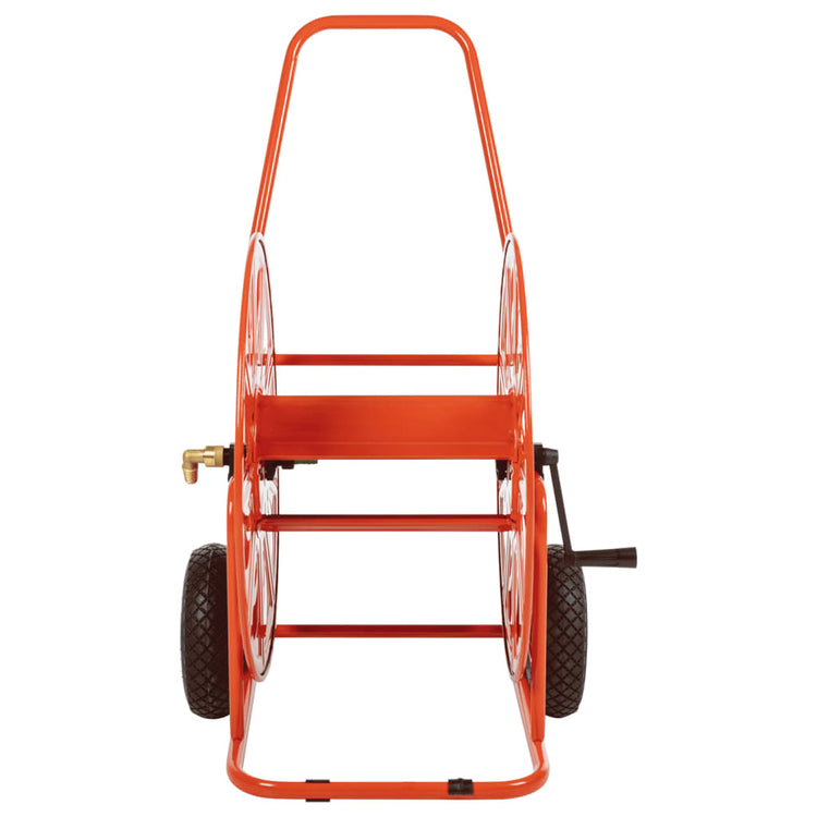 Chariot de tuyau de jardin vidaxl pour 140 m 3 4 acier de tuyau
