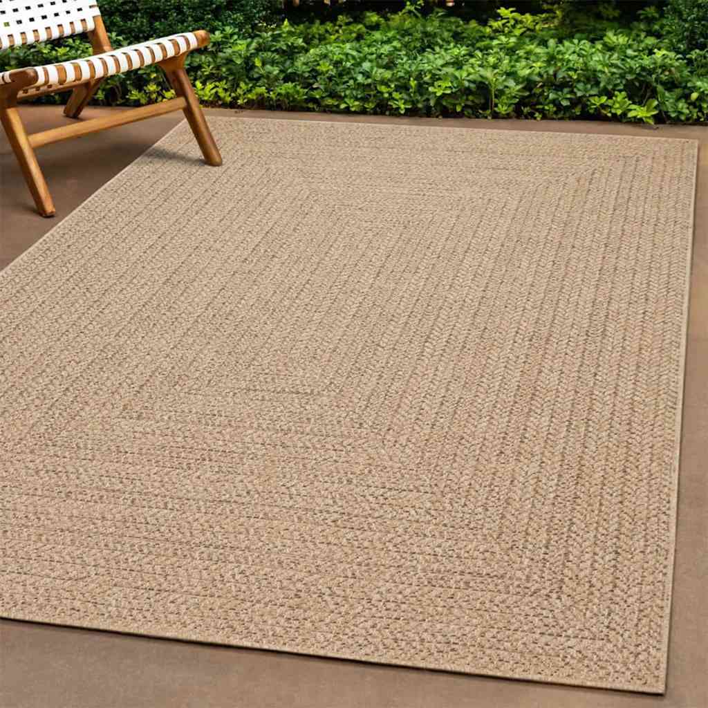 Vidaxl tapis zizur à l'intérieur et à l'extérieur de 240x340 cm