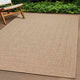 Vidaxl tapis zizur à l'intérieur et à l'extérieur de 240x340 cm