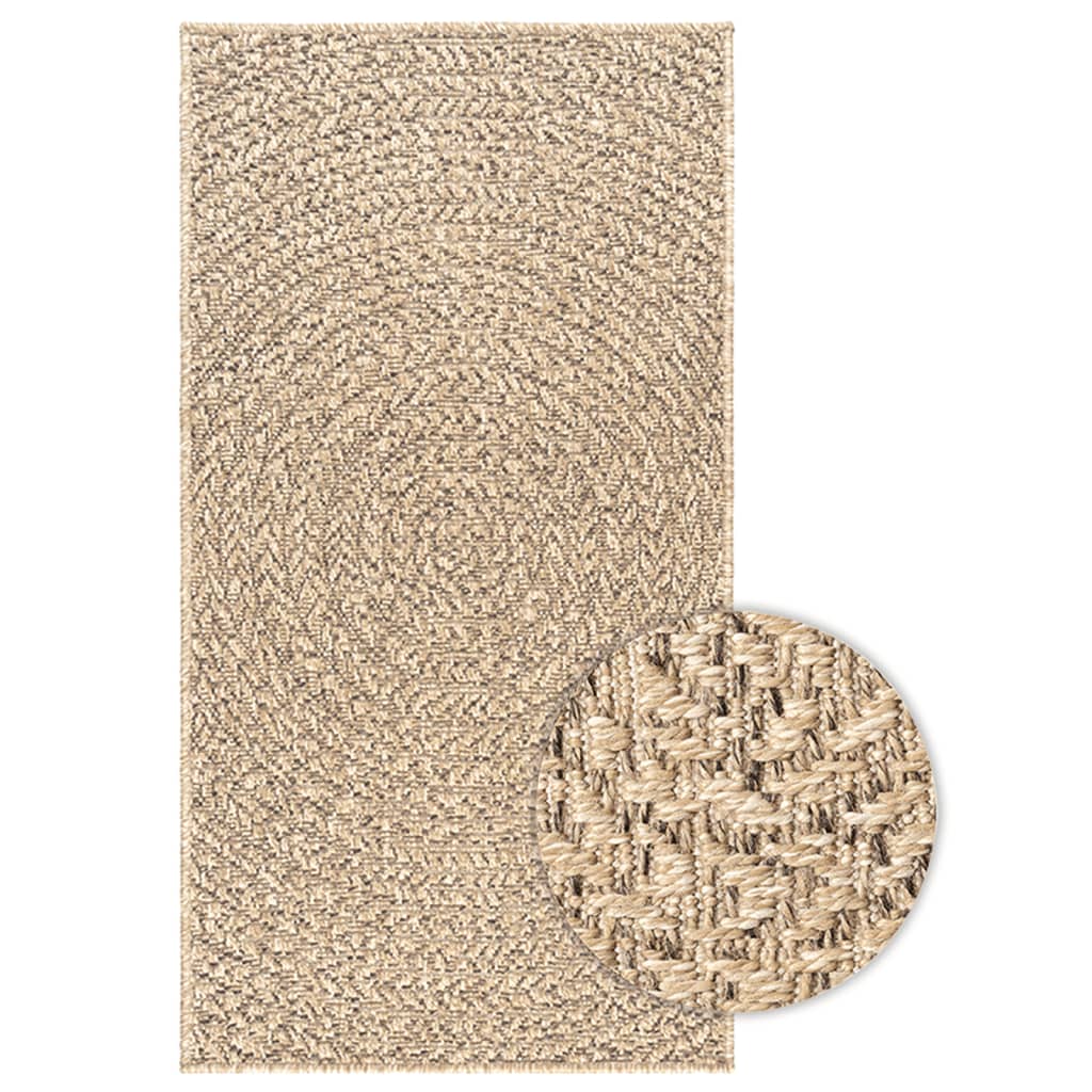 Vidaxl tapis zizur à l'intérieur et à l'extérieur de 60x110 cm de jute
