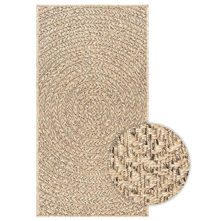 Vidaxl tapis zizur à l'intérieur et à l'extérieur de 60x110 cm de jute