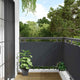 Écran de balcon Vidaxl 500x75 cm PVC Anthracite -colored