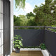 Écran de balcon Vidaxl 600x75 cm PVC Anthracite -Colored