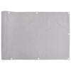 Écran de balcon Vidaxl 600x75 cm en PVC Gray