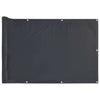 Écran de balcon Vidaxl 500x90 cm PVC Anthracite -Colored