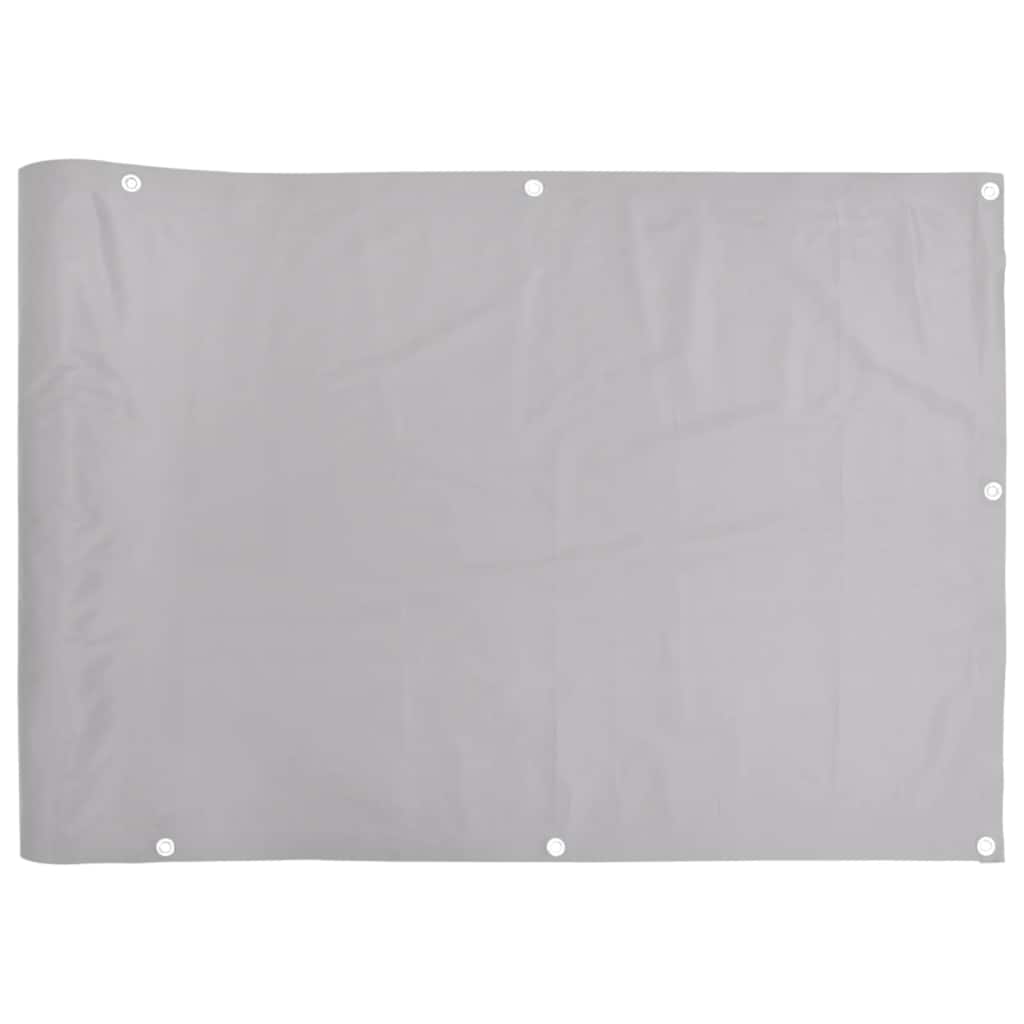 Écran de balcon Vidaxl 1000x90 cm gris PVC