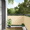 Écran de balcon Vidaxl 500x90 cm PVC CRAME COLORED