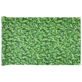 Vidaxl Balcony Screen Plant Pattern 600x90 cm PVC Green - afbeelding 2