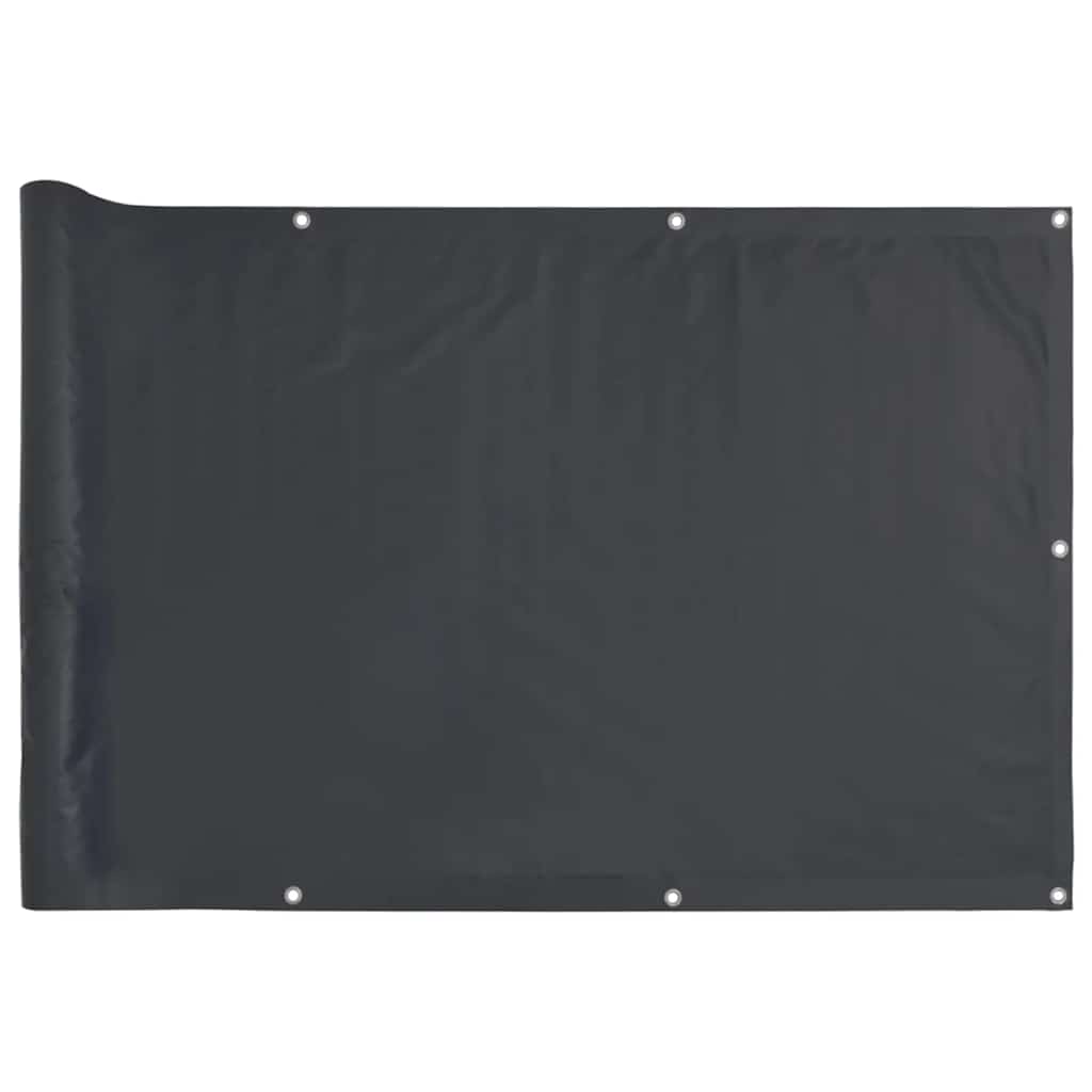 Écran de balcon Vidaxl 300x120 cm PVC Anthracite -Colored