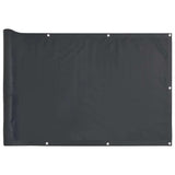 Écran de balcon Vidaxl 300x120 cm PVC Anthracite -Colored - afbeelding 2