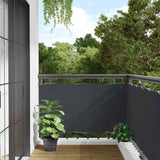Écran de balcon Vidaxl 300x120 cm PVC Anthracite -Colored - afbeelding 1