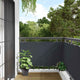 Écran de balcon Vidaxl 500x120 cm PVC Anthracite -Colored