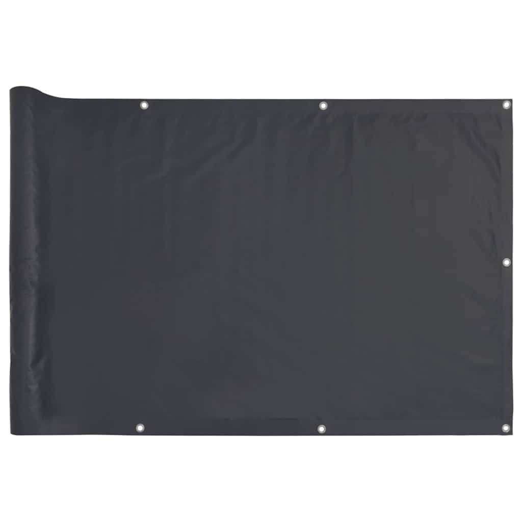 Écran de balcon Vidaxl 700x120 cm PVC Anthracite -Colored