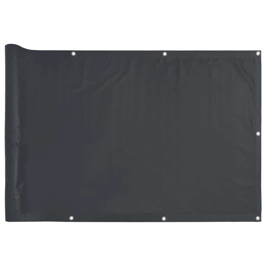 Écran de balcon Vidaxl 800x120 cm PVC Anthracite -Colored