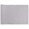 Écran de balcon Vidaxl 800x120 cm en PVC Gray