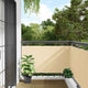 Écran de balcon Vidaxl 500x120 cm PVC Cream -Colored
