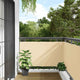 Écran de balcon Vidaxl 700x120 cm PVC Cream -Colored