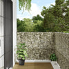 Vidaxl Balcony Screen Stone Pattern 500x120 cm PVC