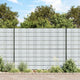 Écrans de jardin vidaxl 10 st 252.5x19 m en PVC gris clair