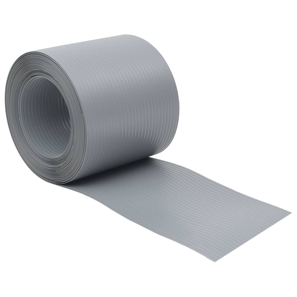 Écrans de jardin vidaxl 10 st 252.5x19 m en pvc gris