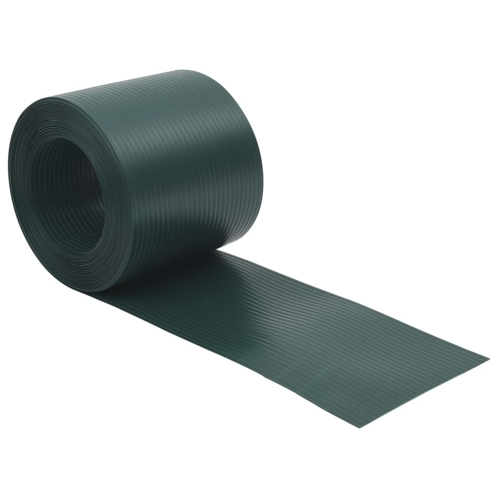 Écrans de jardin vidaxl 10 st 252.5x19 m PVC vert