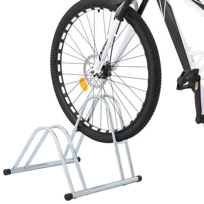 Bicycle Vidaxl pour 2 vélos en acier galvanisé détaché