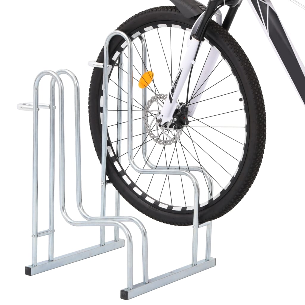 Bicycle Vidaxl pour 2 vélos en acier galvanisé détaché