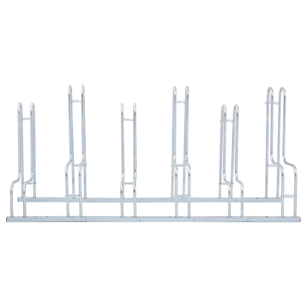 Vidaxl Bicycle Stand pour 6 vélos en acier galvanisé détaché