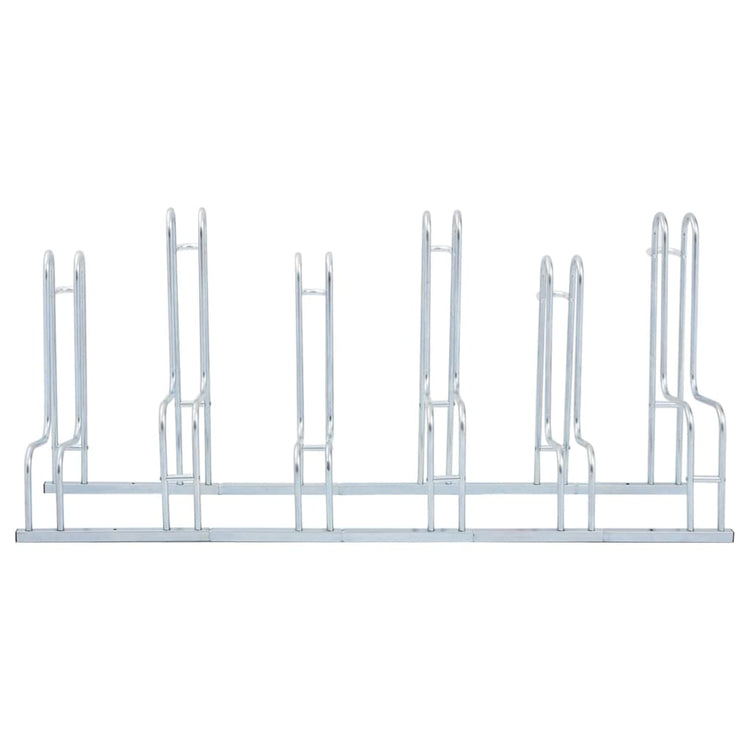 Vidaxl Bicycle Stand pour 6 vélos en acier galvanisé détaché